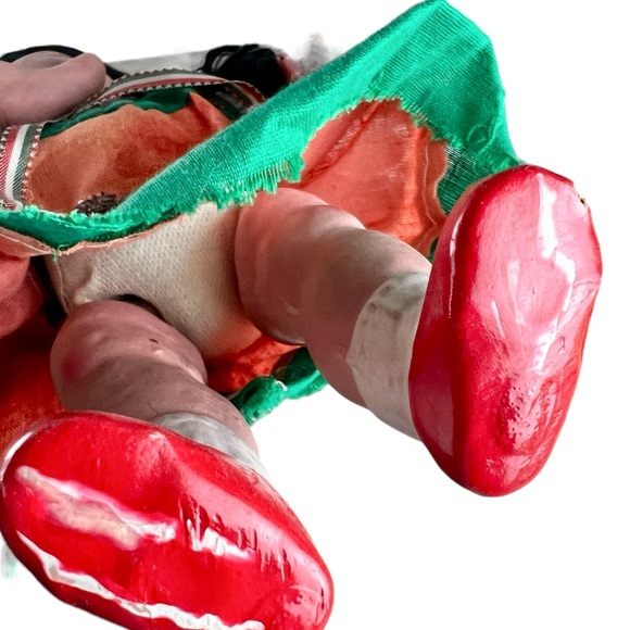 Mexican Dolls Pair in Traditional Costumes Vintage 1930s Ceramic 9" tall each - Picture 16 of 16